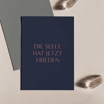 Seelenfrieden | 3er Set Klappkarten inkl. Umschlag | heartfelt paper & co