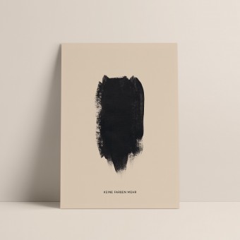 Keine Farben | 3er Set Klappkarten inkl. Umschlag | heartfelt paper & co