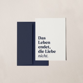 Leben & Liebe | 3er Set Klappkarten inkl. Umschlag | heartfelt paper & co