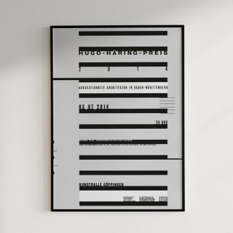 hinzkunst Plakat „Hugo Häring“ DIN A1