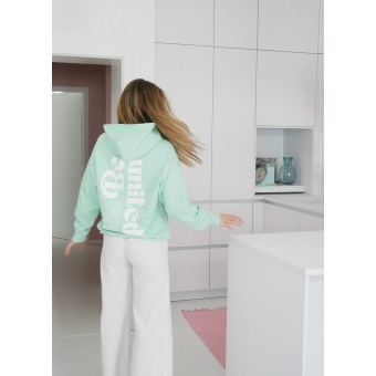 SPARKLES OF LIGHT | Unisex Sweatshirt türkis| BE UNITED