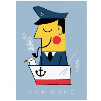 Human Empire Hamburg Kapitän Poster (Din A3)