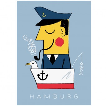 Human Empire Hamburg Kapitän Poster (50x70cm)