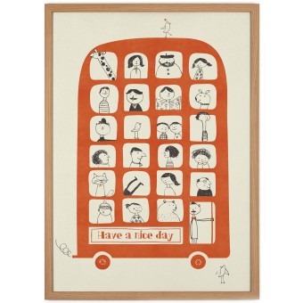 Human Empire Magic Bus Poster (50x70cm)