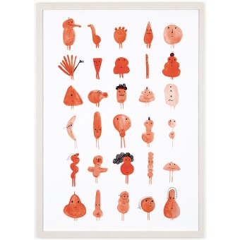 Human Empire Red Characters Poster (50x70cm)