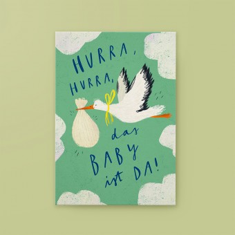 franzizo Postkarte »Baby Hurra«