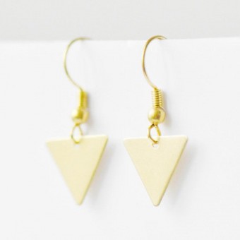 nahili OHRRINGE "simple geo" bronze Ohrschmuck (Brisuren oder Haken)