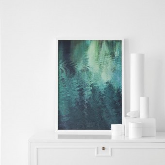 nahili ARTPRINT/POSTER "forest in the LAKE" Wasser abstrakt (DIN A1/A3 & 50x70cm)