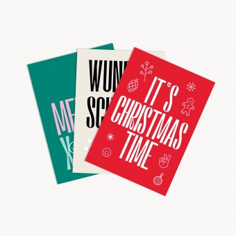 KARTENSET CHRISTMAS #3 – Weihnachten – Studio Schön®