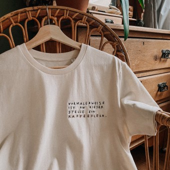 KAFFEEFLECK (natural) T-Shirt  – Kurt und Herbert