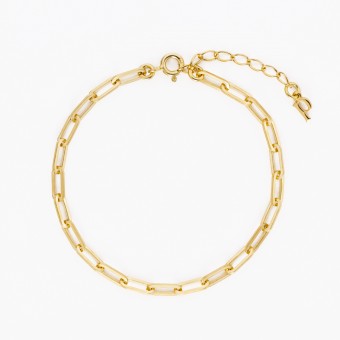 Klassisches Glieder-Armband aus Gold Vermeil | Paeoni Colors