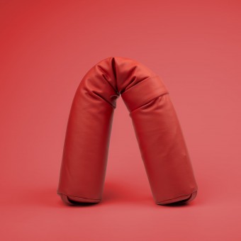 paddo Piemont cherry - Ergonomisches Positionierungskissen, flexible Ergorolle für Deinen Schreibtisch