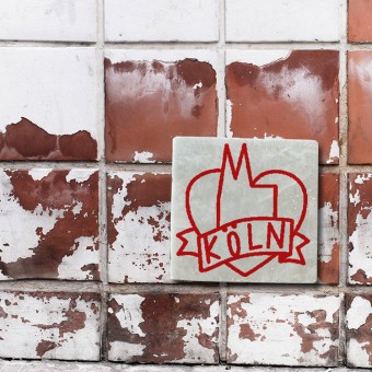 Stadtliebe® | Köln Marmor Magnet "Köln Dom" (Rot)