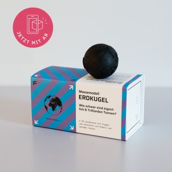 Faszinatur Erdkugel – Die Erde als Massemodell mit interaktiver Augmented Reality App