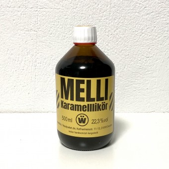 MELLI - Karamelllikör (200 oder 500 ml, 22,5 % Vol)