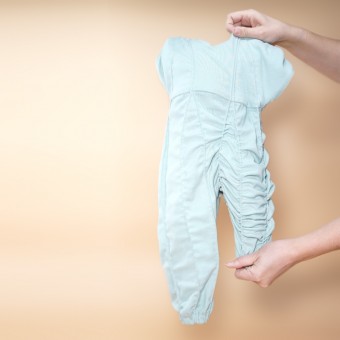 manymooons | mitwachsender Overall | cloudblue