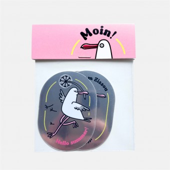 Sticker-Set Moin! Möwen – Brunhilda