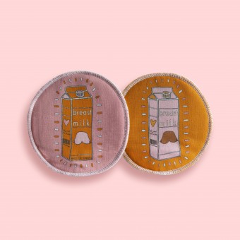 waschbare Stilleinlagen mit Social Impact und homegrown Design von moodie x Breastmilk