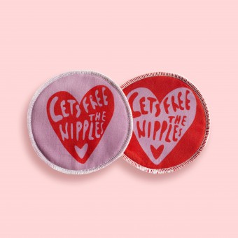 Waschbare Stilleinlagen mit homegrown Design und Social Impact von moodie x Free the Nipple