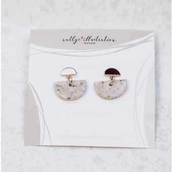 nathys_illustration - Ohrringe "moonstone" 1,5cm 