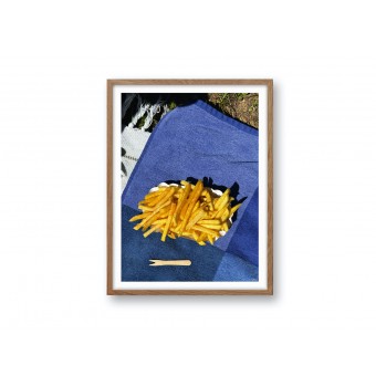 Schwimmbadpommes, Kunstdruck - SANS
