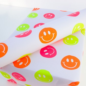 Bow & Hummingbird Geschenkpapier "Smiley" aus Recyclingpapier