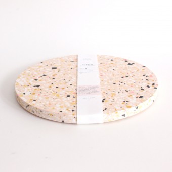 Terrazzo Untersetzer Koralle / objet vague