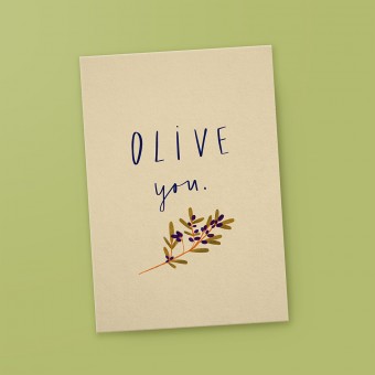 franzizo Postkarte »Olive«