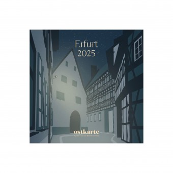 Erfurt Kalender 2025 - quadratisch, 21 x 21 cm | ostkarte