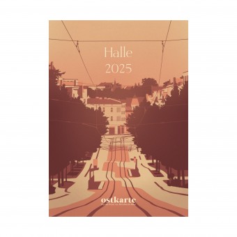 Halle Kalender 2025 - DIN A3 | ostkarte