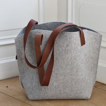 Shopping Bag York aus Merino Wollfilz - Pack & Smooch