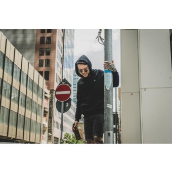 pellim. no bad days hoodie schwarz