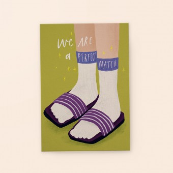 franzizo Postkarte »Perfect Match«