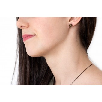 BeWooden Ohrringe - Ohrstecker aus Holz - Paw Earrings