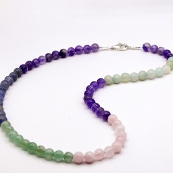 »Mystic Harmony« Kette aus Edelstein-Mix von pinapina
