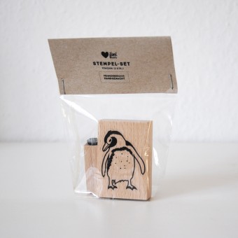 finicrafts Stempel-Set Pinguin
