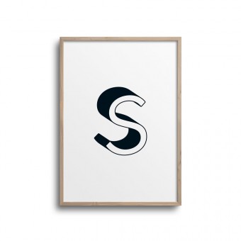 POSTER ABC – ALPHABET BUCHSTABE S Studio Schön® ABC Kollektion