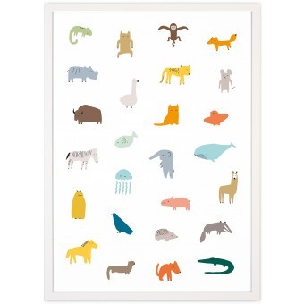 Human Empire So Many Animals Poster (50x70cm)