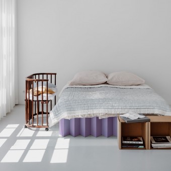 Nachhaltiges Bett 2.0 (lavendel) | ROOM IN A BOX