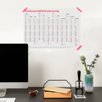 zweitausend&sechsundzwanzig - A2 Wandkalender 2026 - rikiki
