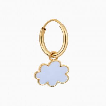 Wolke Creole Ohrring aus Gold Vermeil | Paeoni Colors