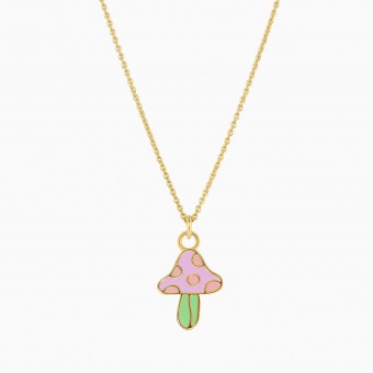 Mushroom Necklace | Halskette aus Gold Vermeil | Paeoni Colors 