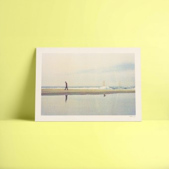 A3 - Filmfotografie Risoprint - Motiv: Santa Monica Strand Mirage - Vitja Photo Prints