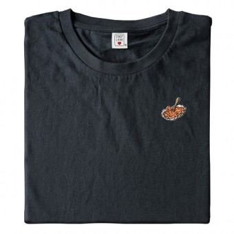 Stadtliebe® | Berlin T-Shirt „Currywurst mit Pieker“ (schwarz)