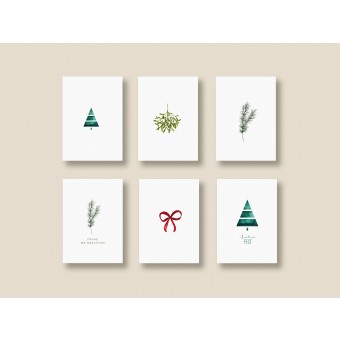 Weihnachtskarten Set 2 - SANS.