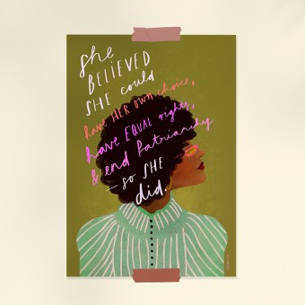 franzizo Print A4 »she believed«