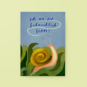 franzizo Postkarte »Schnecklich«