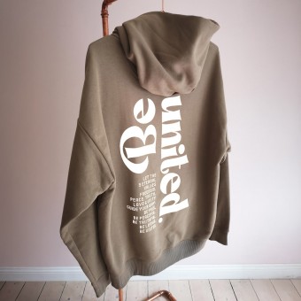 SPARKLES OF LIGHT | Unisex Sweatshirt braun| BE UNITED