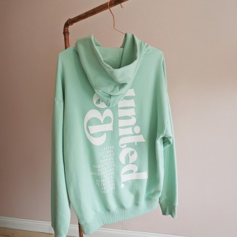 SPARKLES OF LIGHT | Unisex Sweatshirt türkis| BE UNITED