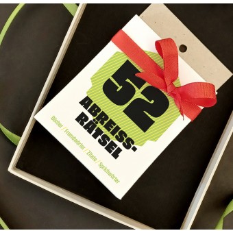 KNOBELBLOCK // Bücher, Fremdwörter, Zitate, Sprichwörter – 52 Rätsel, Abreißkalender